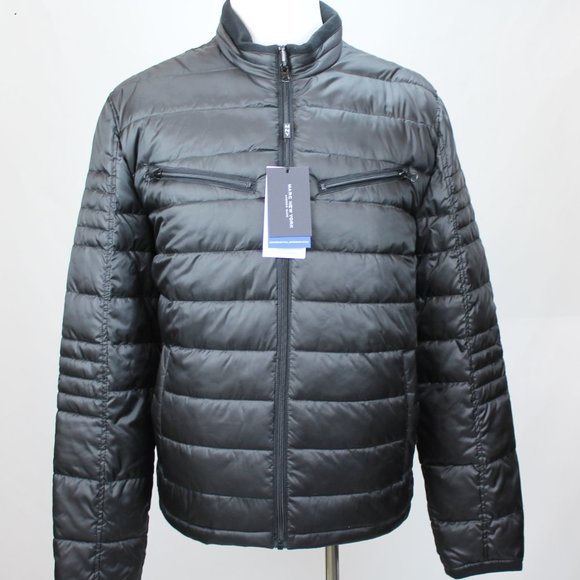 NWT Marc New York Men's Jacket XL Black Packable Faux Down Puffer Grymes Light - Picture 6 of 11